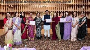 Hon’ble President of India and the Civil Aviation Minister Sh. Ram Mohan Naidu interacted with 51 women achievers in the civil aviation sector