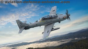 Embraer A-29 Super Tucano aircraft 