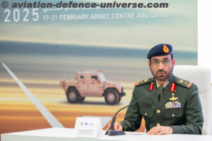 Major General Staff Pilot Faris Khalaf Al Mazrouei, Chairman of the Higher Organising Committee of IDEX and NAVDEX