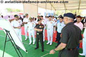 The Chief of Defence Staff inaugurated various infrastructure projects at Naval Base Karwar
