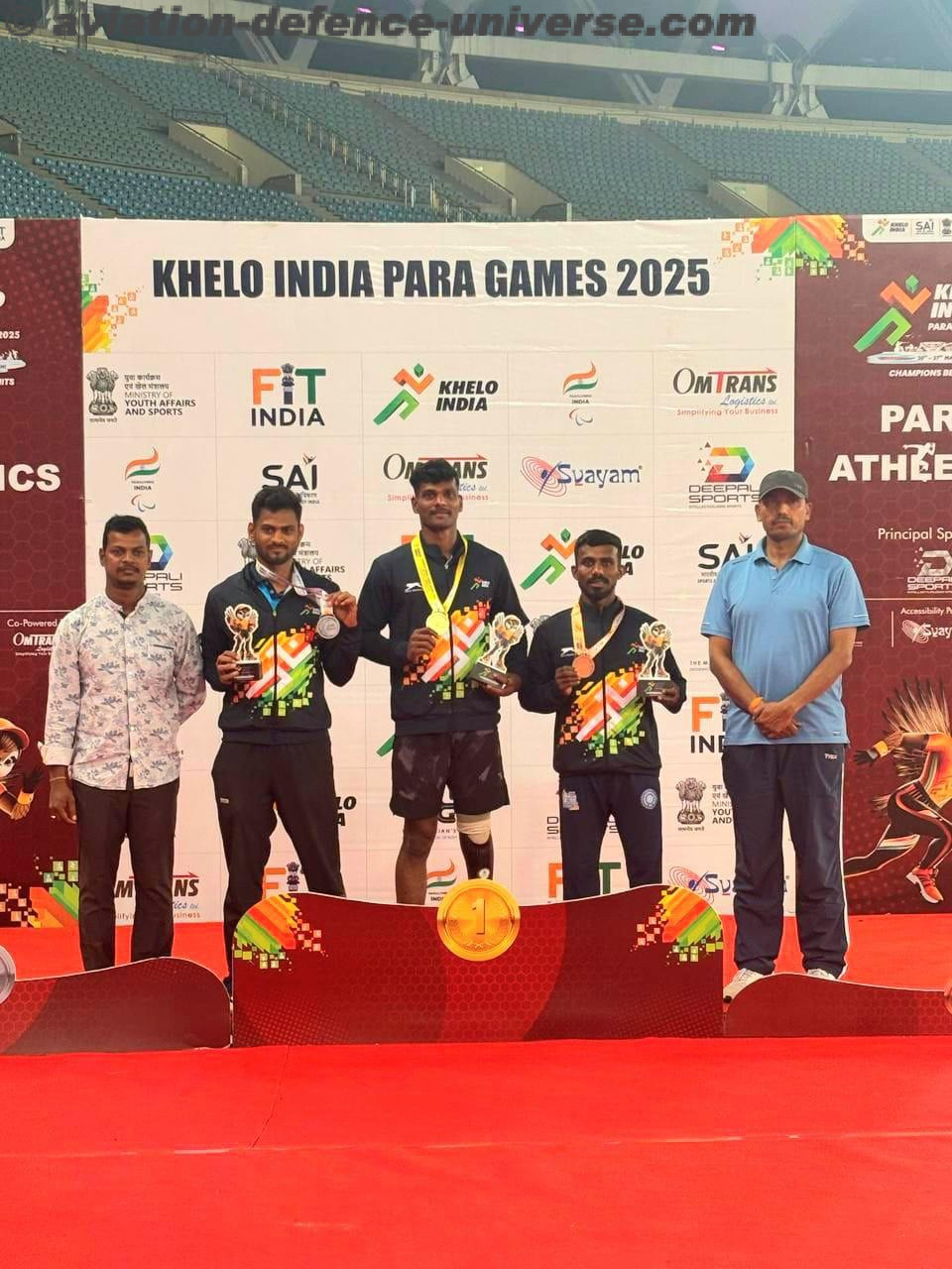 Army Para Athletes Shine at 2nd Khelo India Para Games 2025