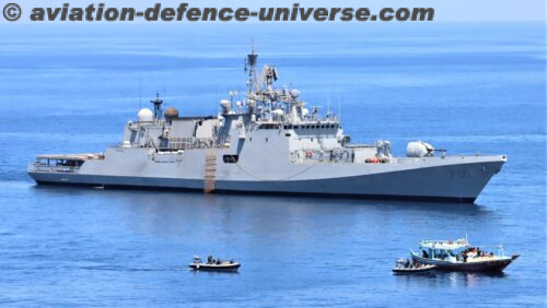 2500 Kg Narcotics Seized By Indian Navy's Mission Deployed Warship INS Tarkash