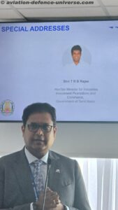  Dr. T.R.B. Rajaa, Tamil Nadu’s Minister for Industries, Investment Promotion and Commerce

