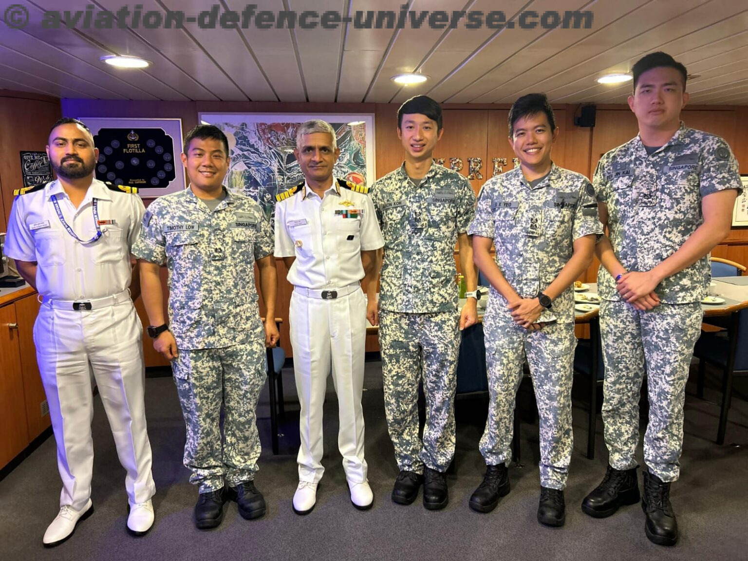 INS Satpura Arrives in Singapore for SIMBEX-25