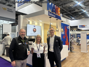 Andy Start, National Armaments Director, Visits Make UK Defence at DSEI