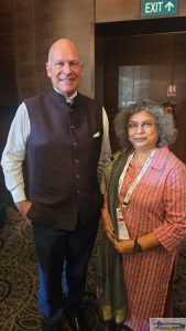 Editor ADU with CEO Air India at Aviation India 2025