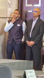 Vinay Dube with Salil Gupte