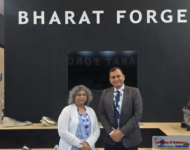  Editor with CEO Bharat Forge Aerospace Guru Biswal