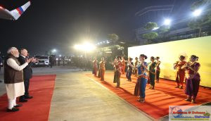 Welcome of vladimir Putin