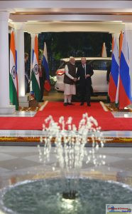 Narendera Modi  and Vladimir Putin