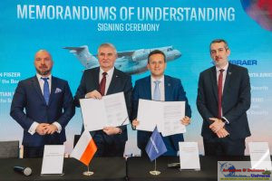  Embraer (NYSE: EMBJ / B3: EMBJ3) today signed five Memoranda of Understanding