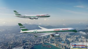 Cathay aircraft