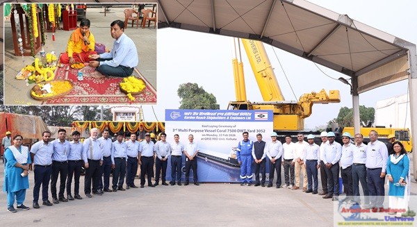 GRSE Lays Keel for Third MPV; Export Order Progresses Steadily