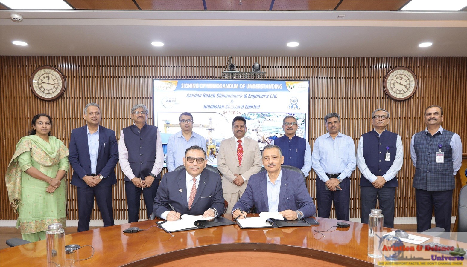India Strengthens Shipbuilding Power as GRSE, HSL Sign Strategic MoU