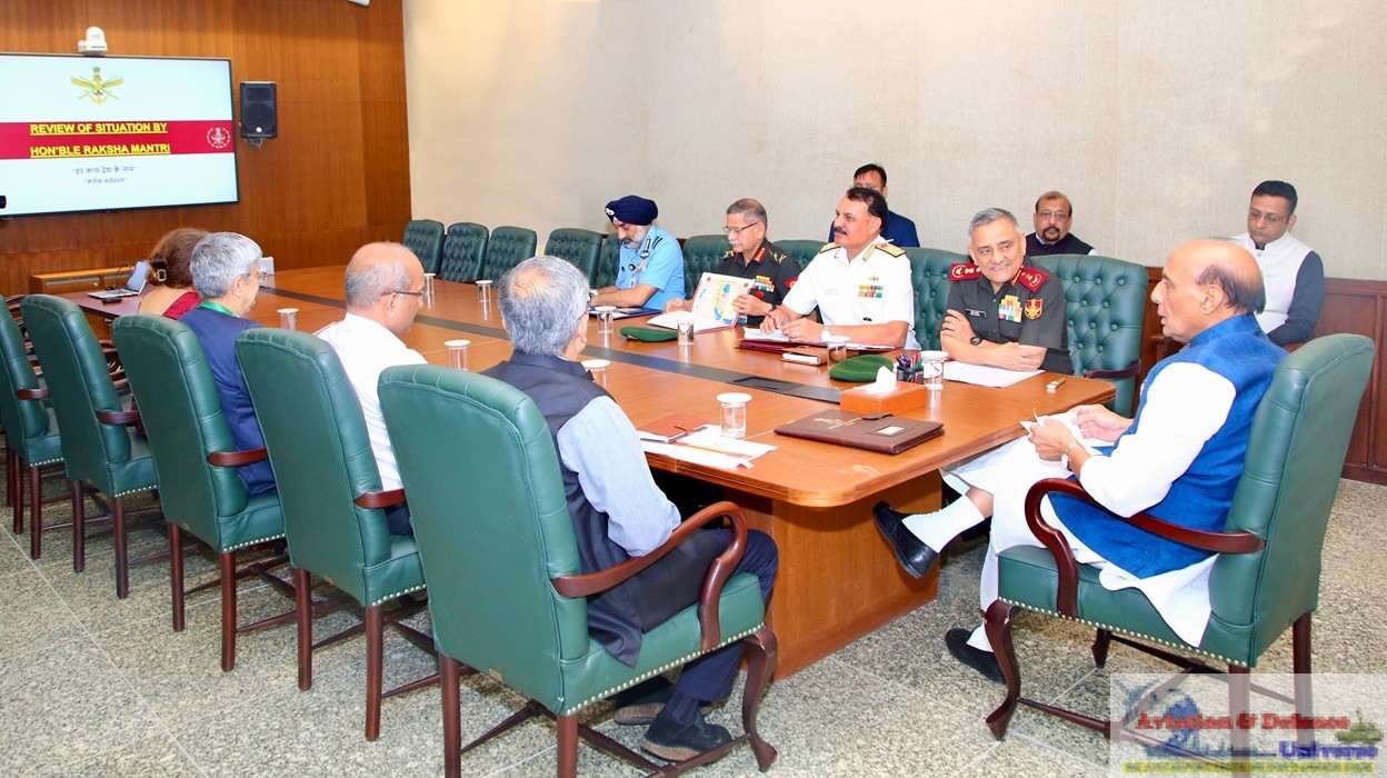 Defence Minister reviews West Asia situation