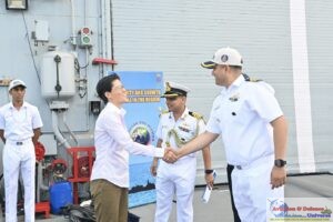 Indian Ocean Ship Sagar Arrives At Changi Naval Base, Singapore