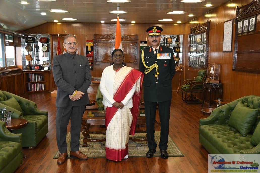 President of India visits Headquarters Army Training Command
