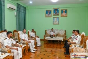 Indian Ocean Ship Sagar Arrives at Yangon, Myanmar