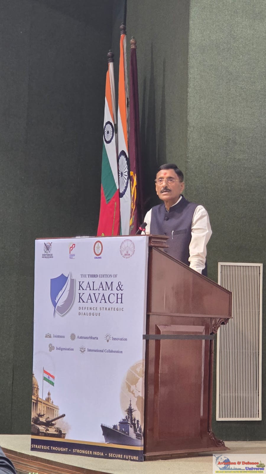 “India Does Not Stop, India Does Not Give Up”: MoS Defence Sanjay Seth at Kalam & Kavach 3.0