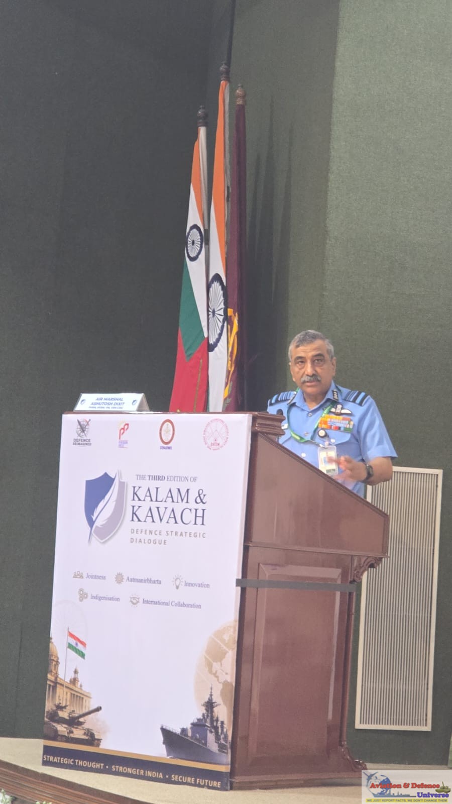 Air Marshal Ashutosh Dixit CISC Calls for Integrated, Self-Reliant and Technology-Driven Military at Kalam & Kavach3.0