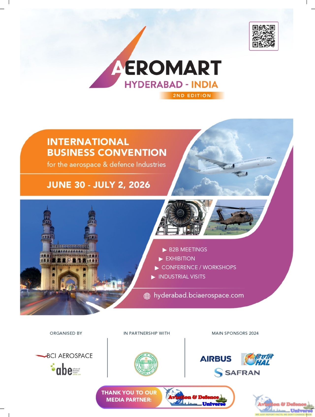 Aeromart Hyderabad 2026 Ready To Take Off In 48 Hours : Global Aerospace Set to Meet India’s Manufacturing Ambition
