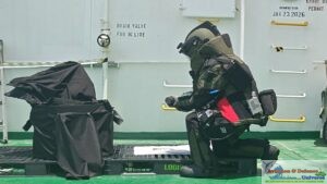 Indian Navy Safely Recovers Unexploded Missile Warhead from Merchant Tanker off Kochi