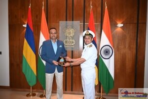 Indian Naval Ship Tarkash Departs Port Louis, Mauritius