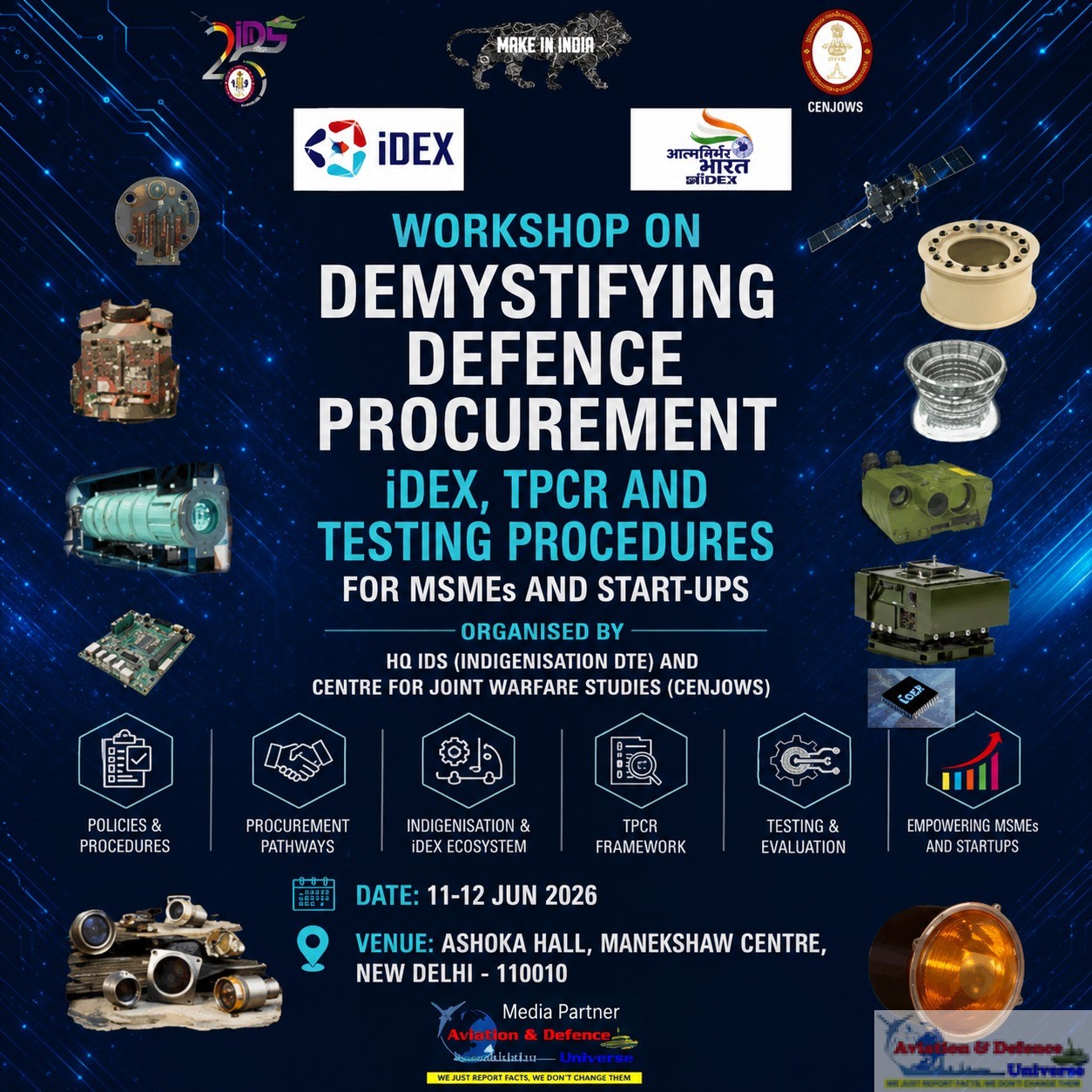 Bridging the Gap: CENJOWS Launches Practical Defence Procurement Workshop for Industry