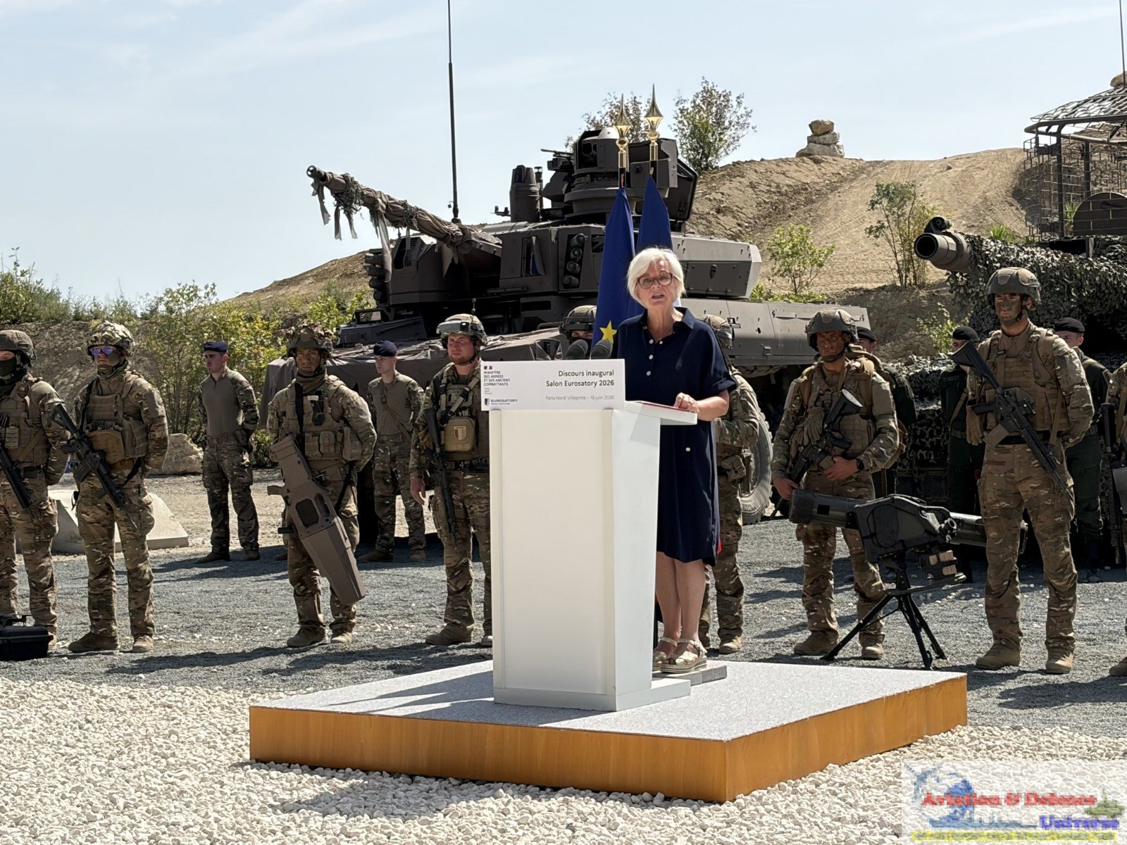 Catherine Vautrin Opens Eurosatory 2026 Amid Calls for Rearmament and Cooperation