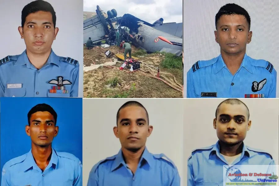 Tragedy Strikes Indian Air Force: Five Air Warriors Killed in Jorhat An-32 Accident