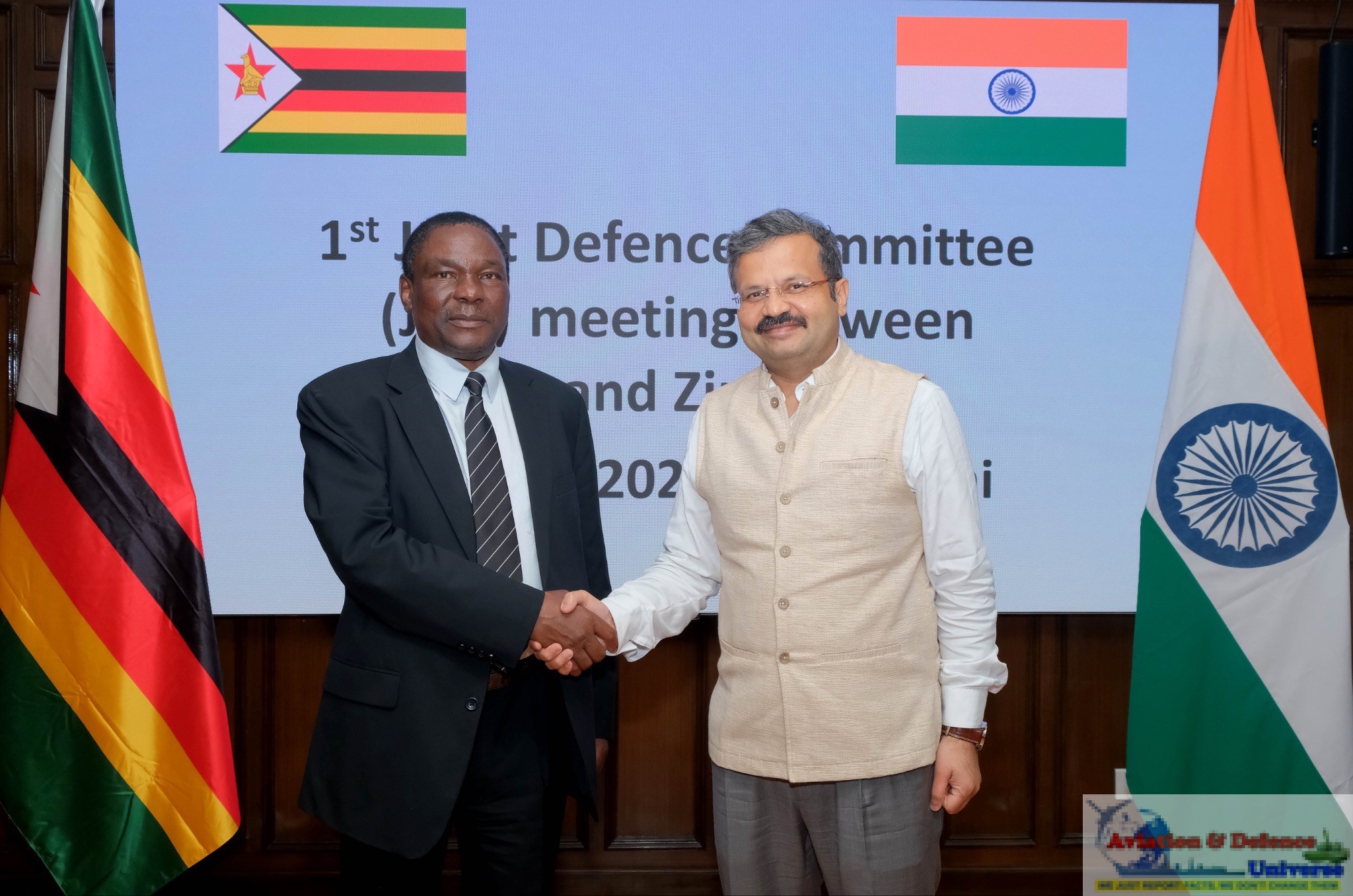 India & Zimbabwe reaffirm commitment to deepen bilateral defence cooperation during inaugural JDC meeting