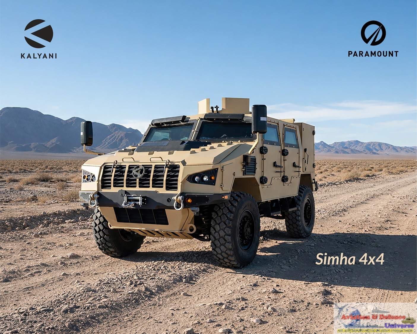 Kalyani Strategic Systems Limited and Paramount Unveil Simha 4×4 – Next-generation Modular Multipurpose Vehicle for the Global Market