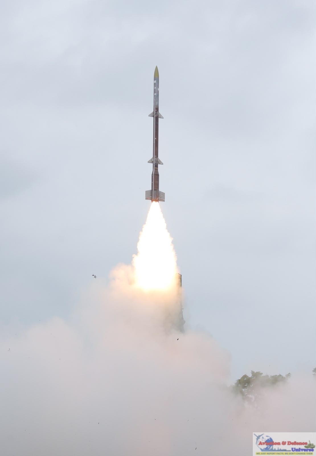 DRDO conducts successful maiden flight-test of ‘Kusha’ Long-Range Surface-to-Air Missile