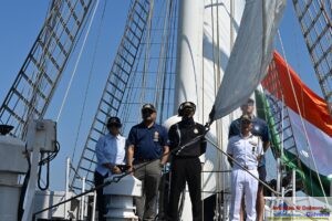 Lokayan 26 – Indian Naval Ship Sudarshini Participates In Grand Parade Of Sails At Boston, USA