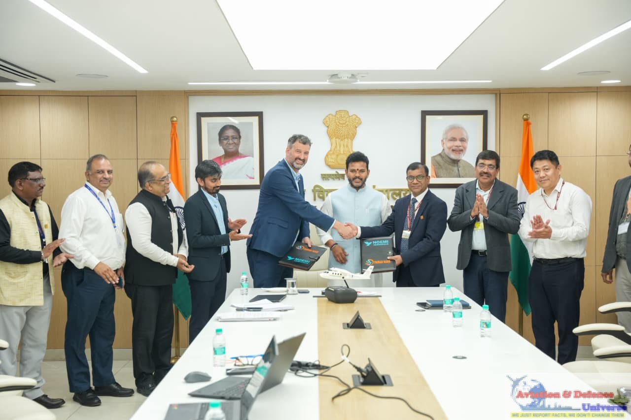 Civil Aviation Minister Ram Mohan Naidu witnesses Pawan Hans MoU with Norway’s Noemi Aerospace