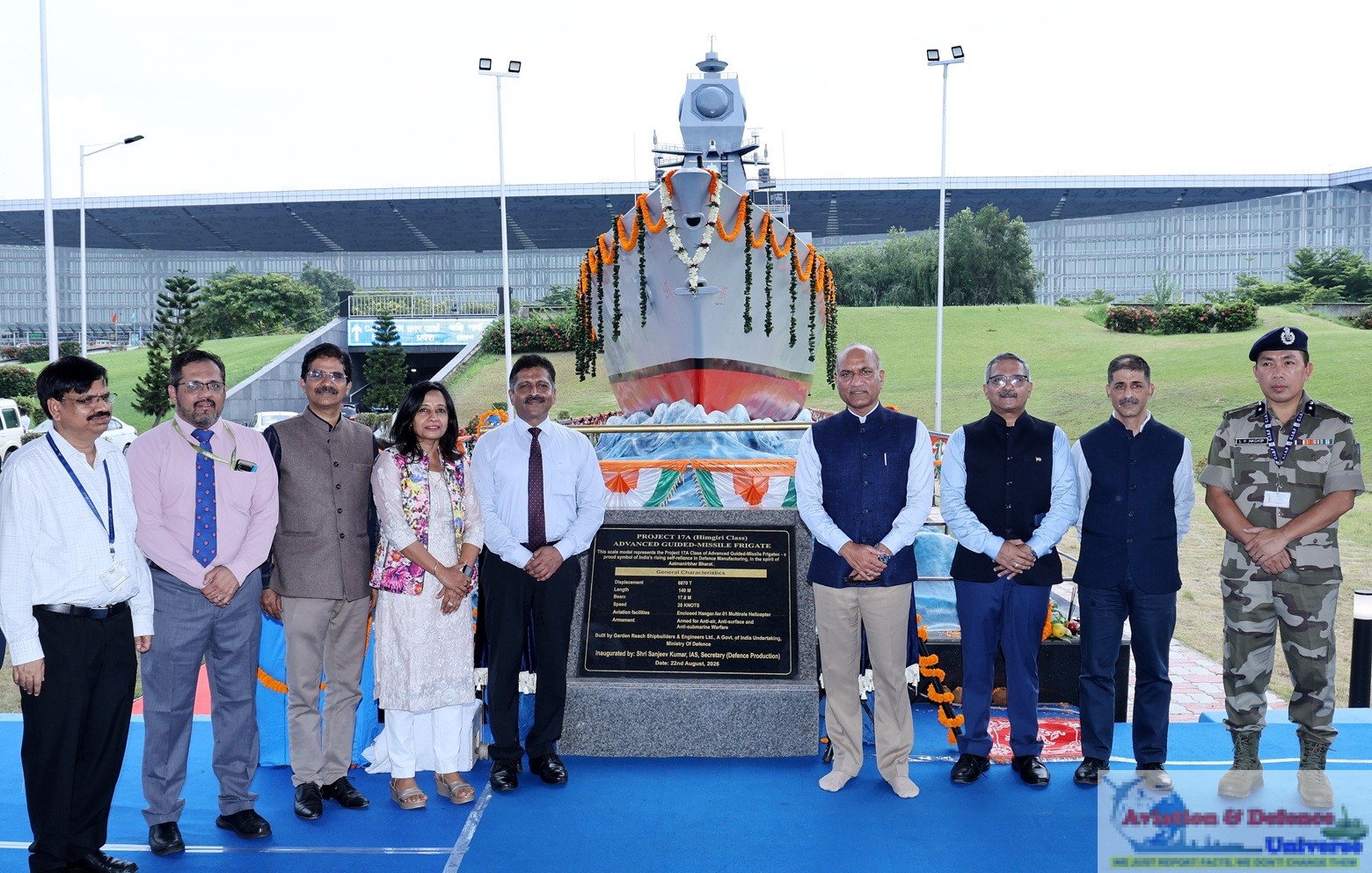 GRSE’s Warship Anchors at Kolkata Airport: Showcasing India’s Maritime Self Reliance