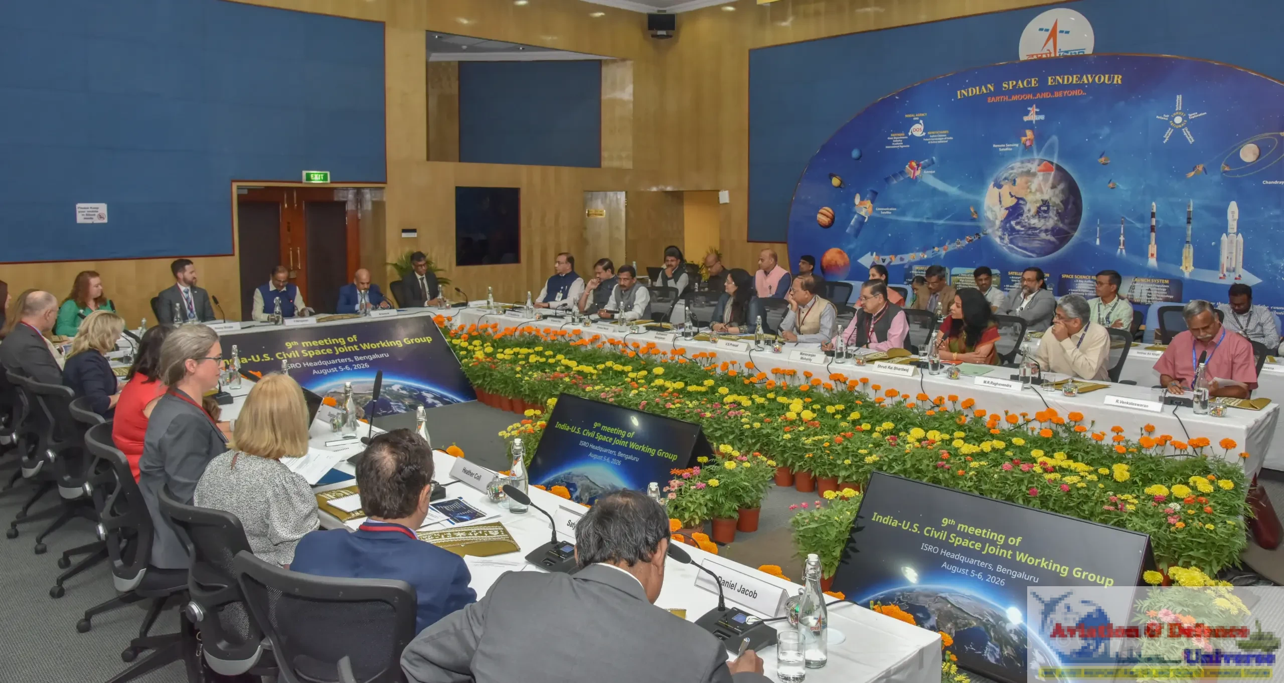 India – U.S. Civil Space Joint Working Group meeting at ISRO Headquarters, Bengaluru
