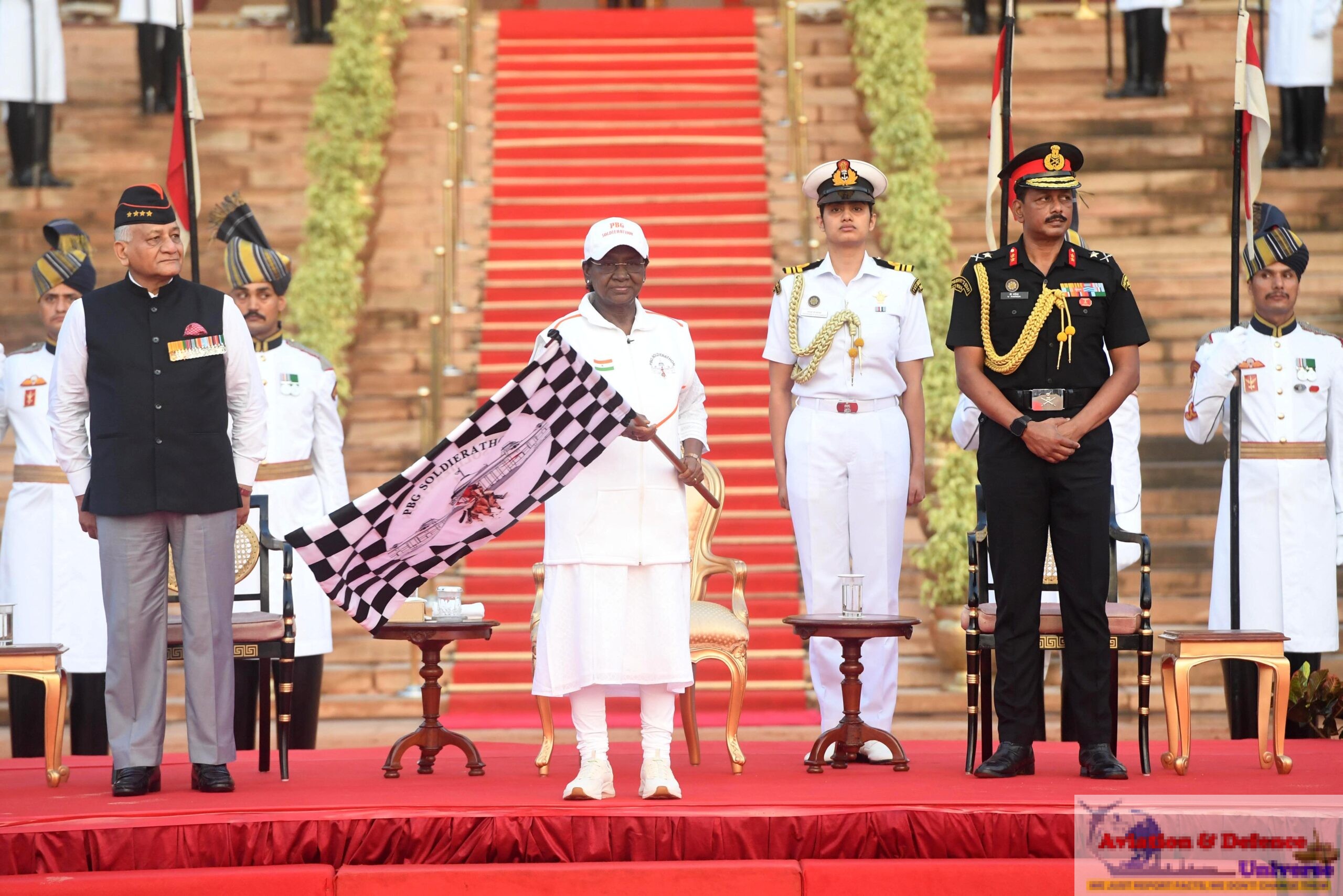 President of India flags off the PBG Soldierathon