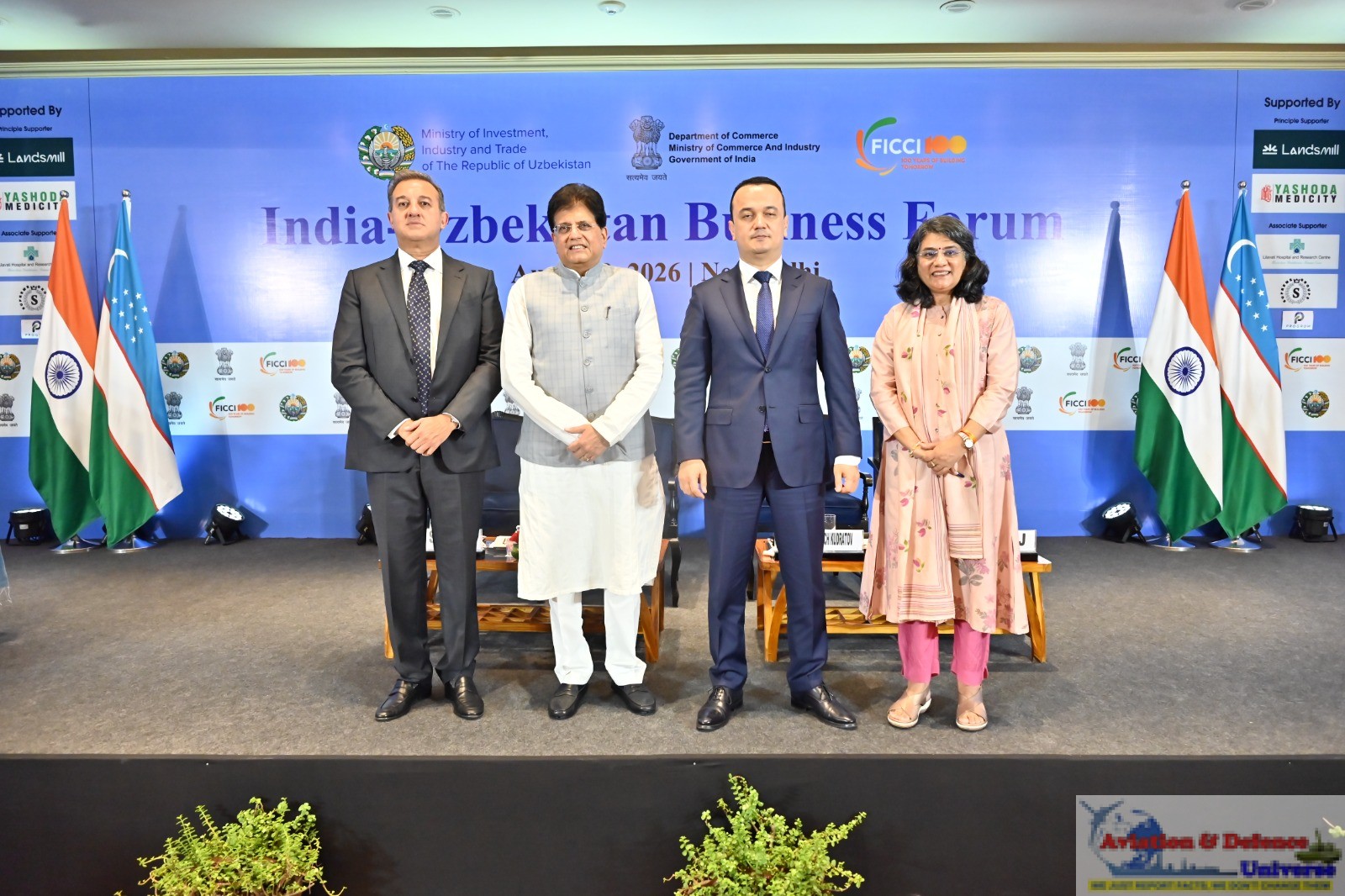 India-Uzbekistan should work at doubling trade in next 3 years: Piyush Goyal, Minister, Commerce & Industry, GoI