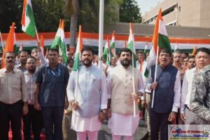 Ram Mohan Naidu Flags Off Har Ghar Tiranga Rally 3
