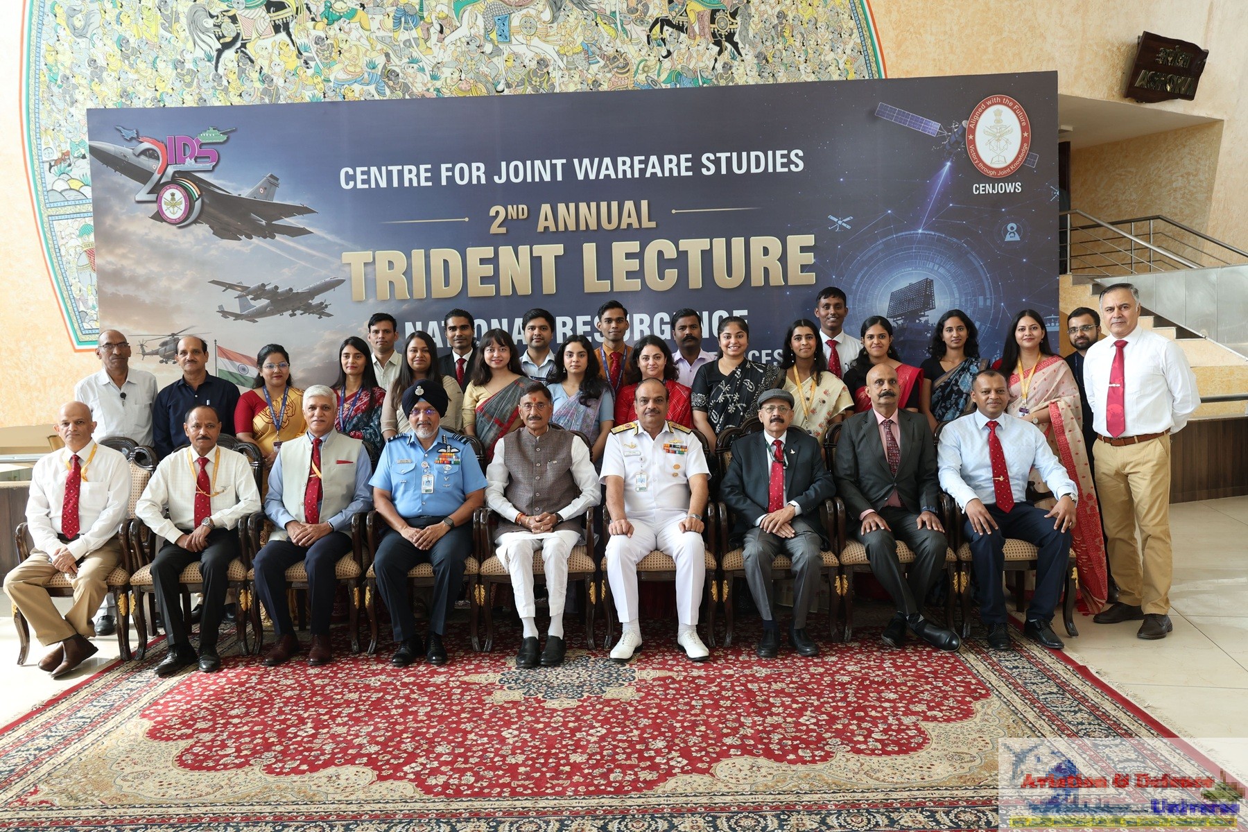 Raksha Rajya Mantri Delivers Special Address at Second Annual Trident Lecture of CENJOWS