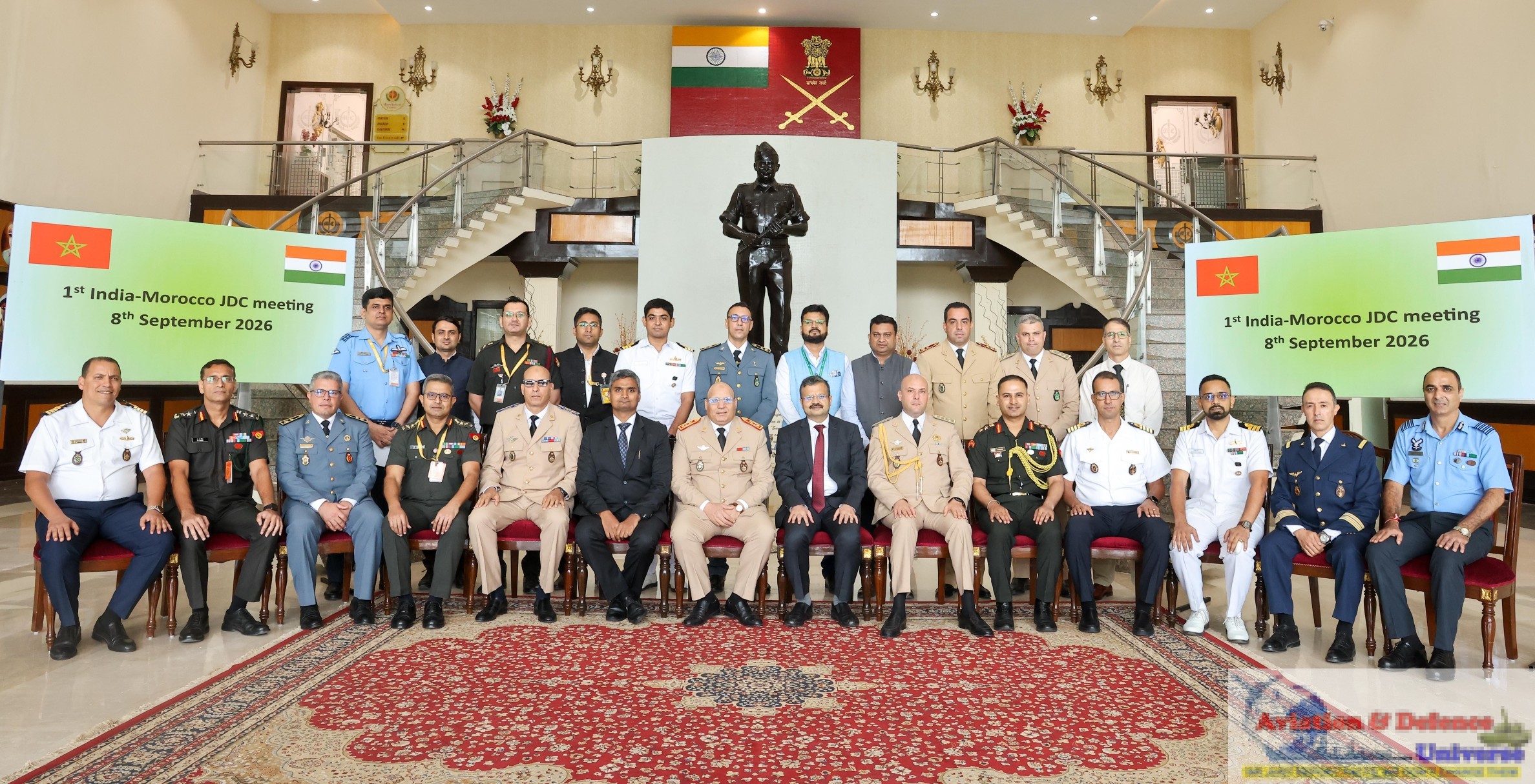 Fresh impetus to India-Morocco defence cooperation: Inaugural Joint Defence Committee  meeting held in New Delhi
