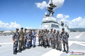 Indian naval ships Sahyadri and Kulish conclude participation in ADMM-Plus maritime security joint cooperation activity
