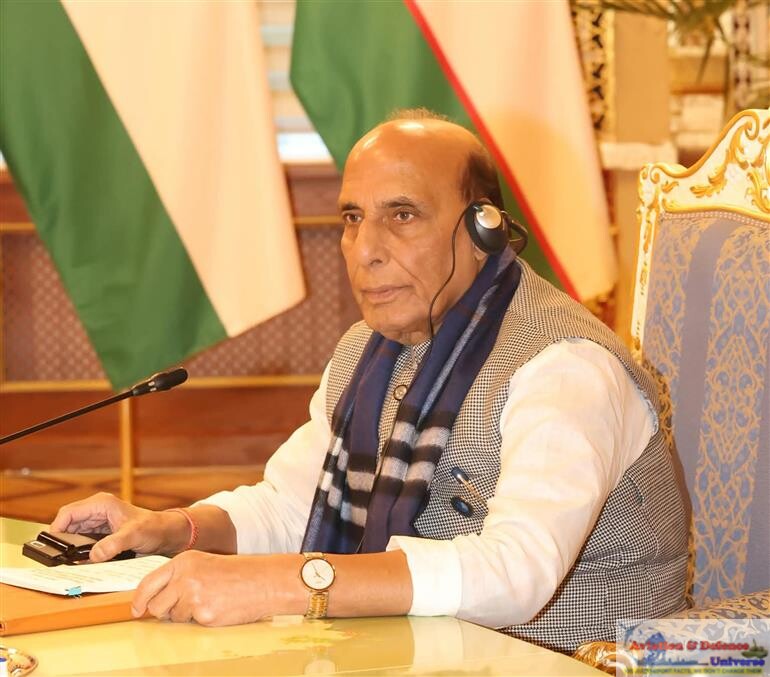 PM Modi-led Govt is striving to make India a nation that combines prosperity, knowledge and strength with a commitment to global peace & well-being of humanity: Raksha Mantri