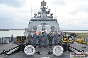 INS Sahyadri Arrives at Busan, Republic of Korea, for India-RoKN Bilateral Exercise
