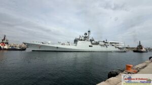 Indian Naval Ship Trishul Arrives At Valencia, Spain